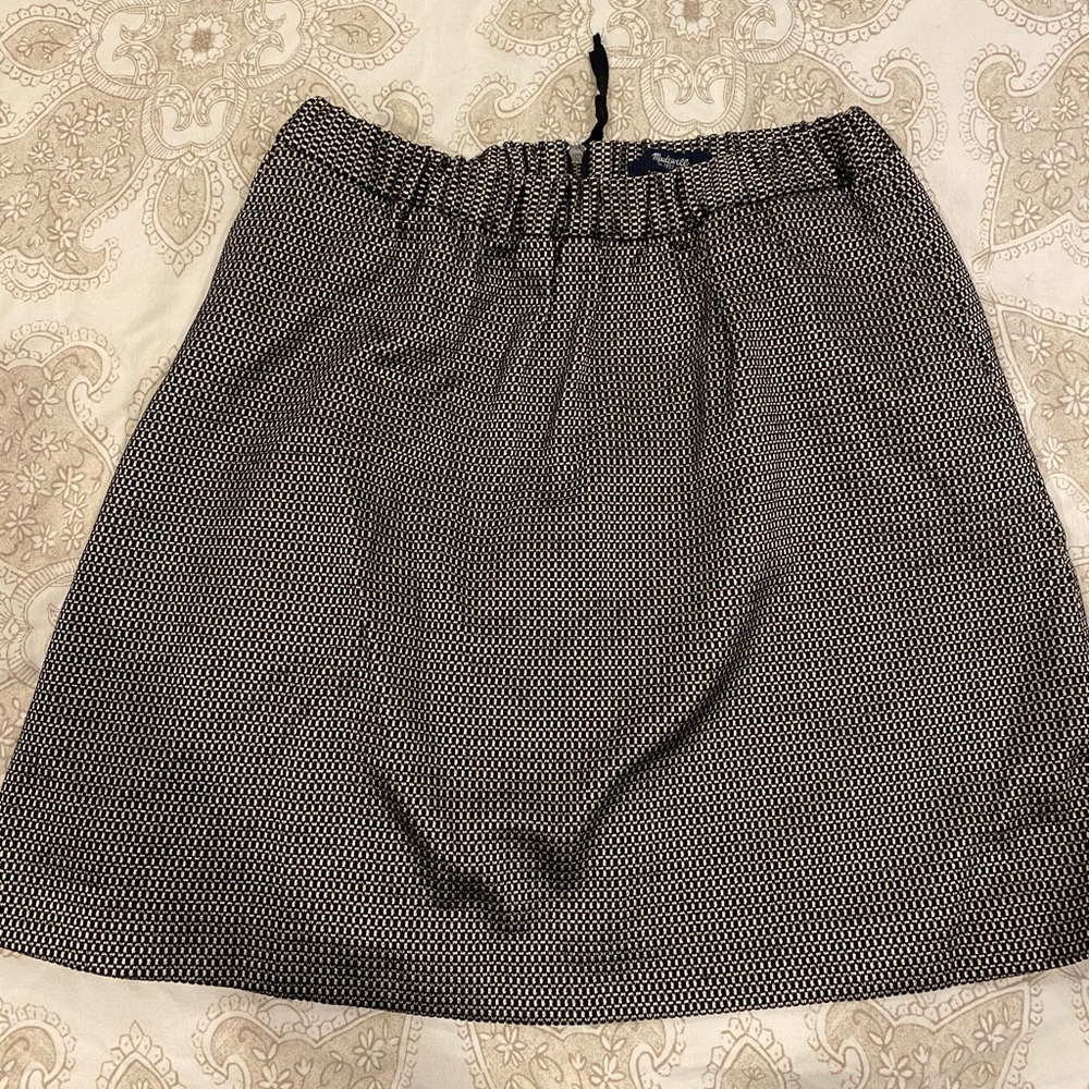 Madewell XS Black&Gold Skirt